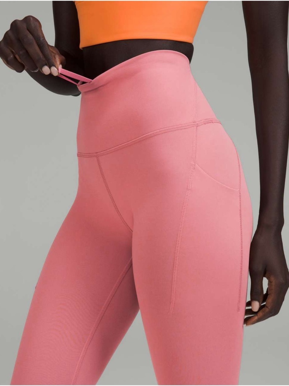 Lululemon Wunder Train High-Rise Tight with Pockets -Brier Rose